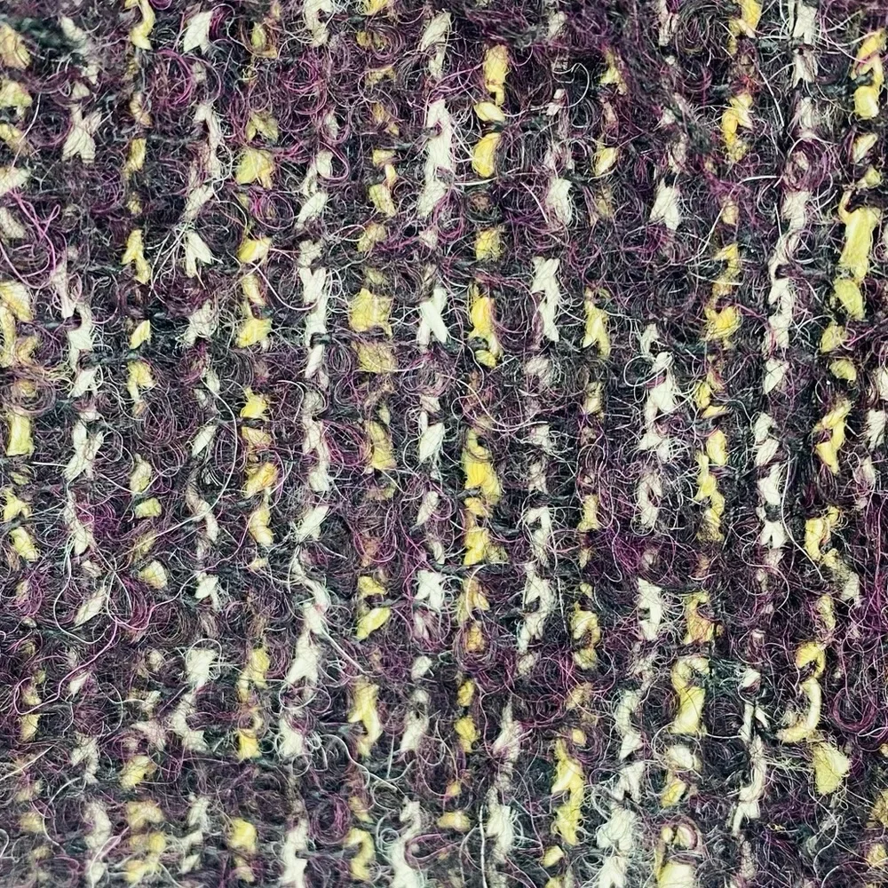 Lafayette 148 Alpaca Wool Bouche Purple Multi Blazer Jacket Petite Size 2 - Picture 7 of 9